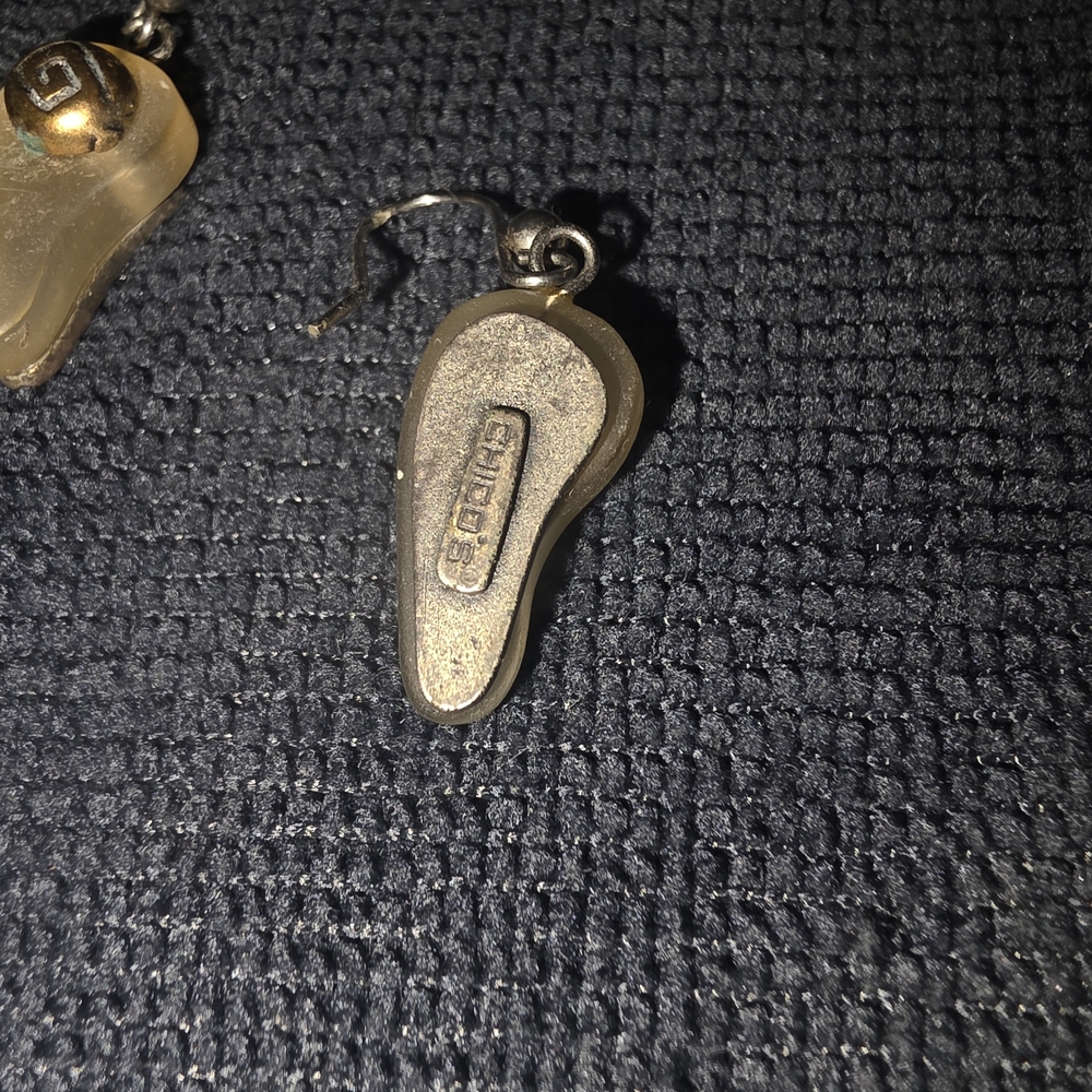 Chico's Metallic Drop Earrings
